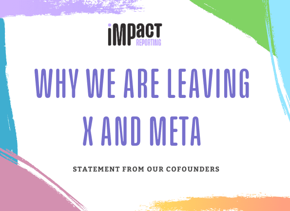 Why we are leaving X and Meta